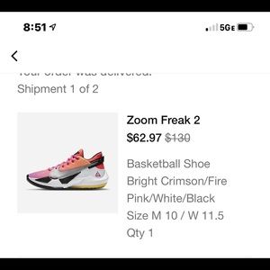 Nike Freak 2 Basketball Shoes